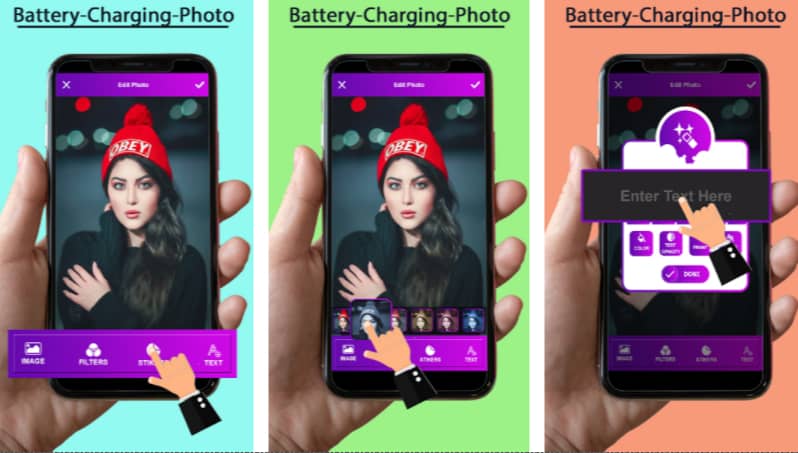 What Is The Requirement of Battery Charging Photo App?