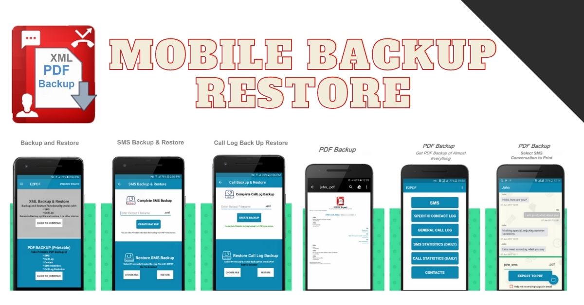 Phone Backup Restore For SMS, Call, Contact, TrueCaller