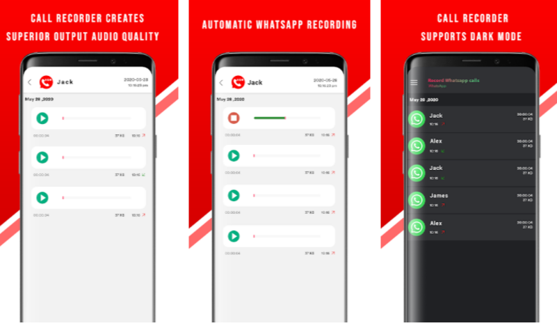 Best WhatsApp Call Recorder app for android.