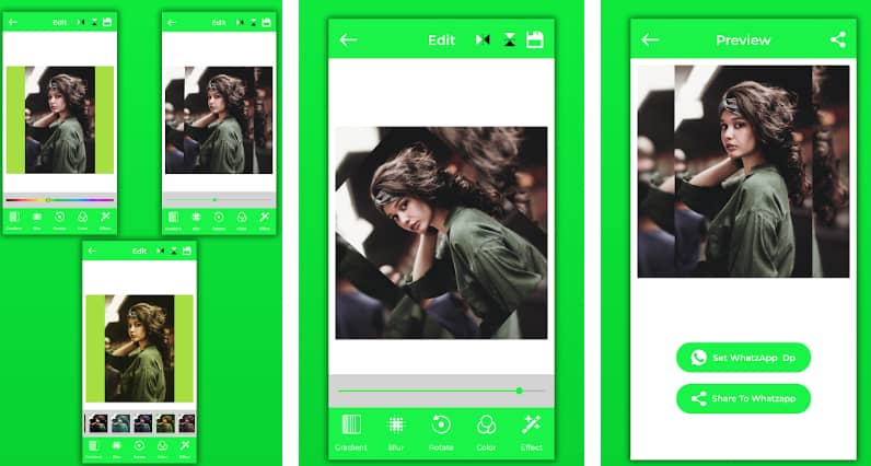 WhatsApp DP Editor With a Lot Of Effects