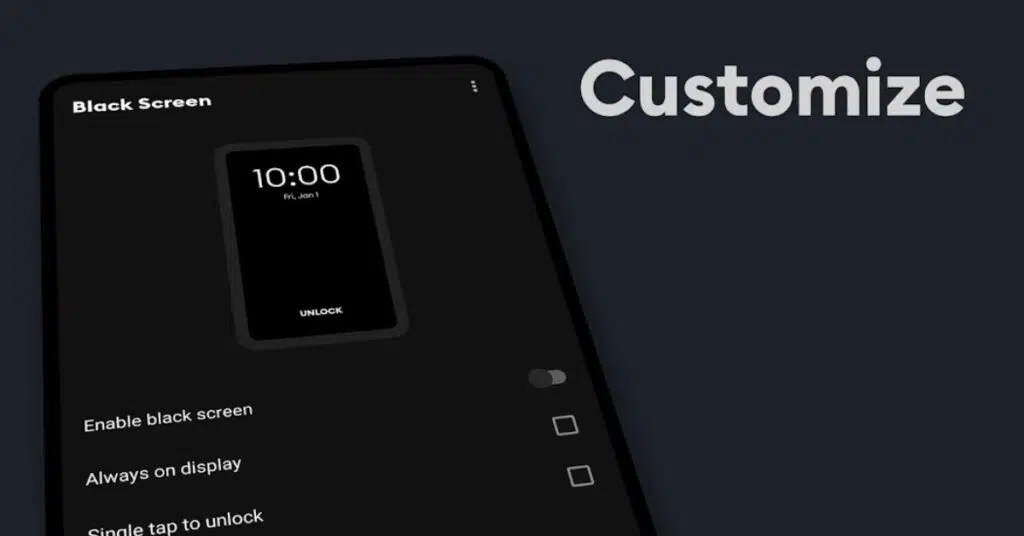video screen off Battery saver 2022