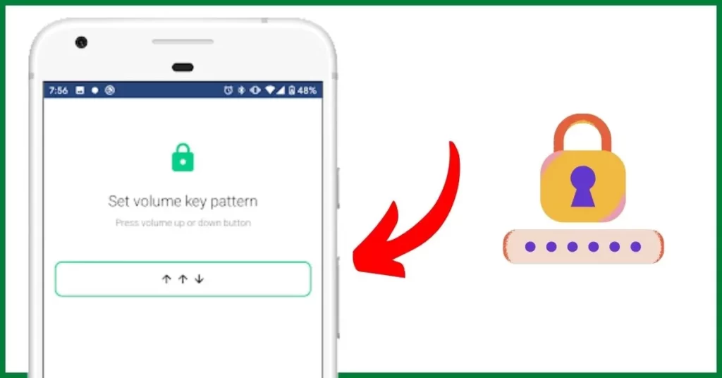 App Lock Password via Volume Control