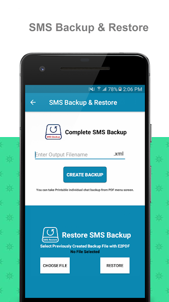 SMS Call Backup Restore Android
