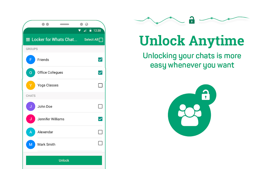 Play Store Locker for Whats Chat App