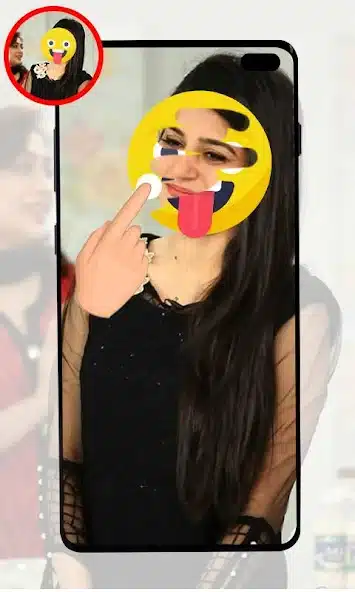 Girls Face Emoji Remover