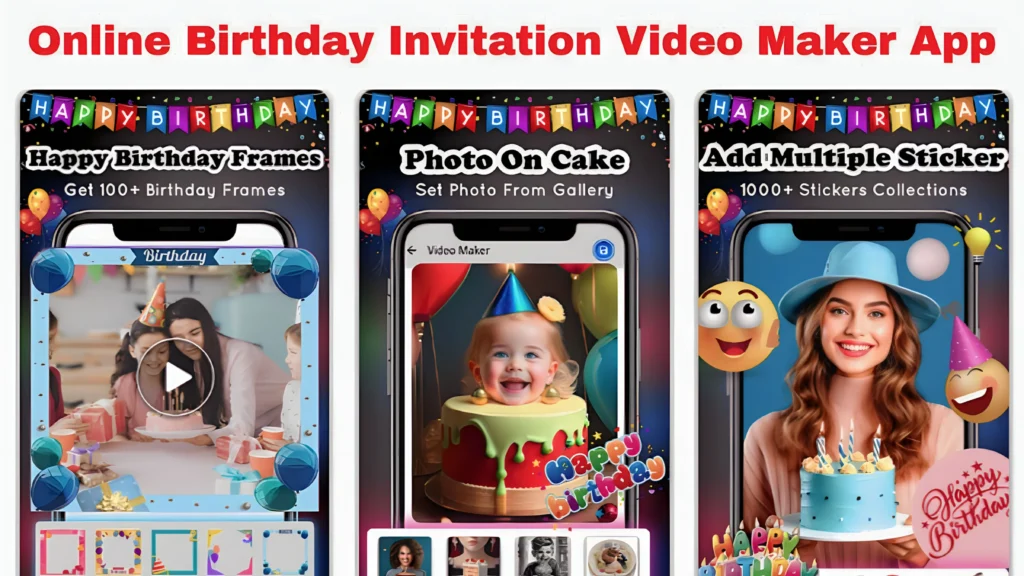 Craft personalized birthday surprises with our Online Birthday Invitation Video Maker! Start creating unforgettable memories today
