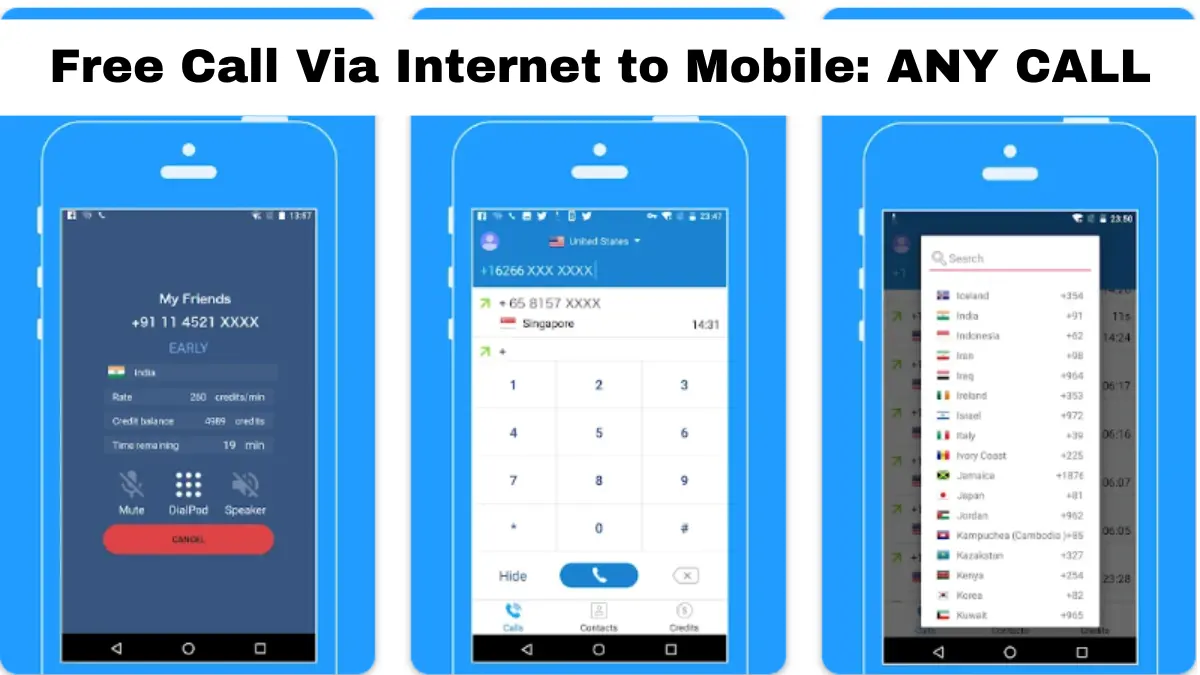 Connect Globally with Free Call Via Internet to Mobile