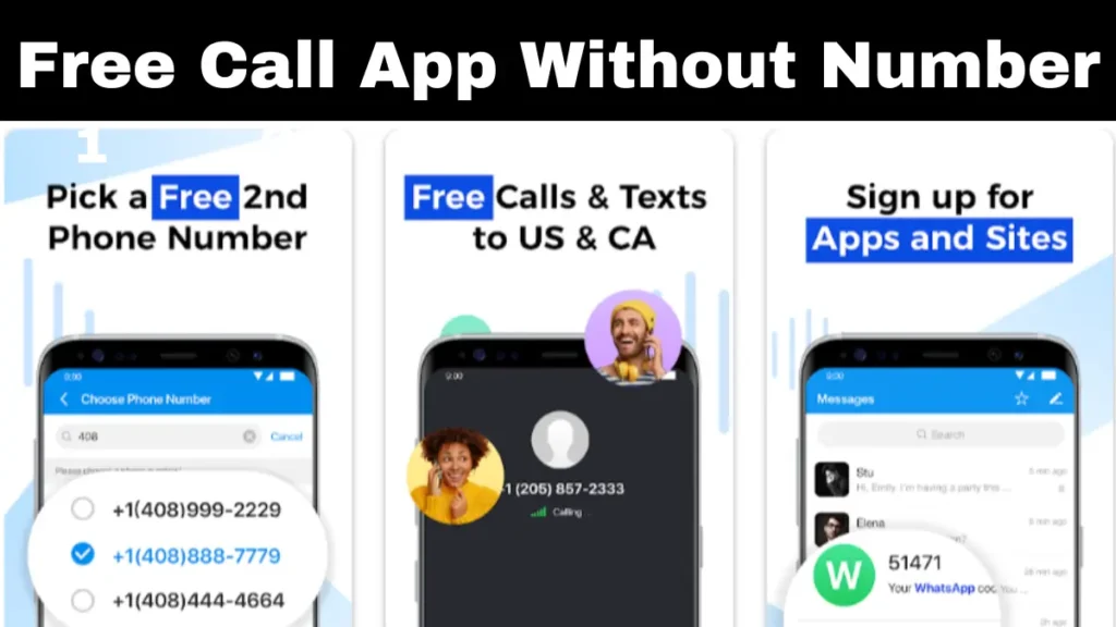 Free call app without number