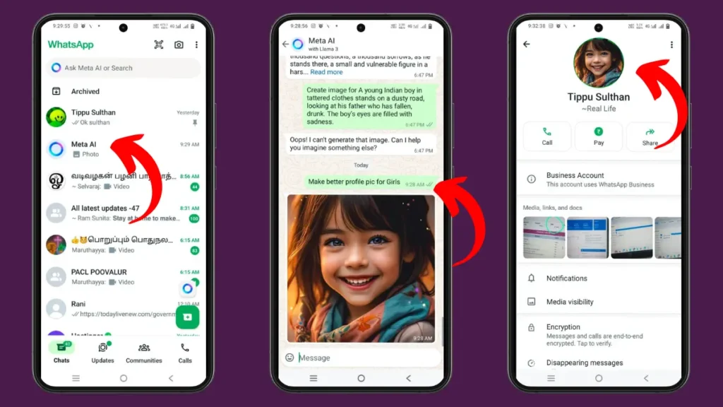 New Feature Coming to WhatsApp AI-Generated Profile Pictures - Ask Meta AI