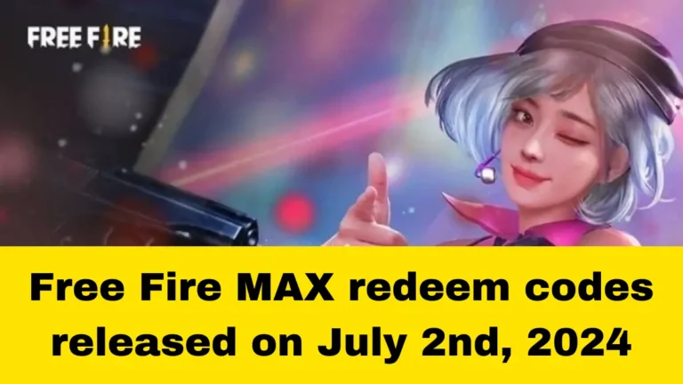 11 Free Fire MAX redeem codes released on July 2nd, 2024