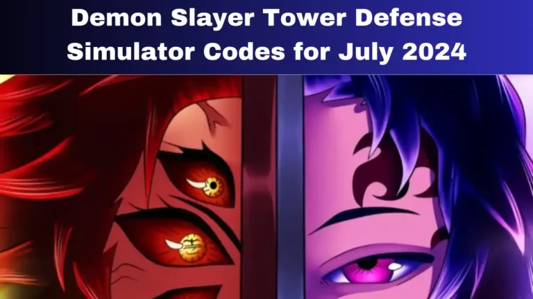 Active Demon Slayer Tower Defense Simulator Codes for July 2024