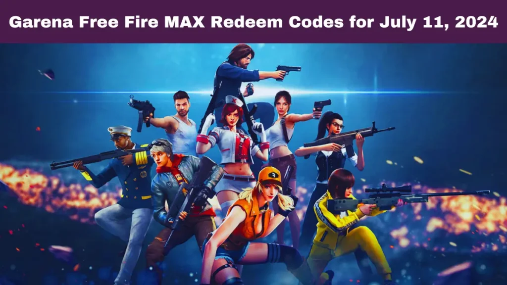 Garena Free Fire MAX Redeem Codes for July 11, 2024