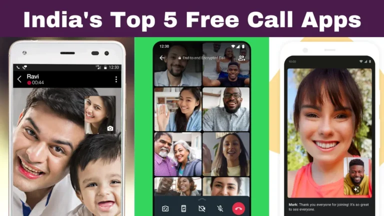 India's Top 5 Free Call Apps
