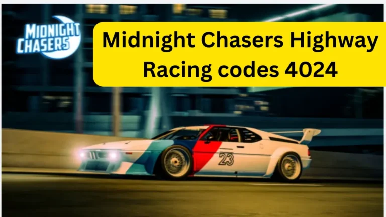 Midnight Chasers Highway Racing codes