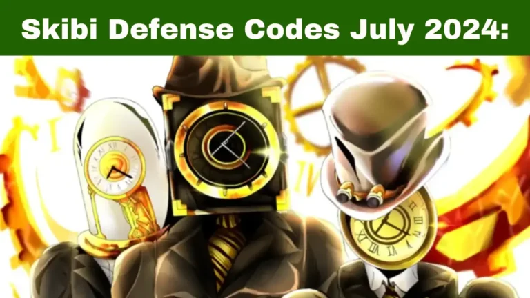 Skibi Defense Codes July 2024