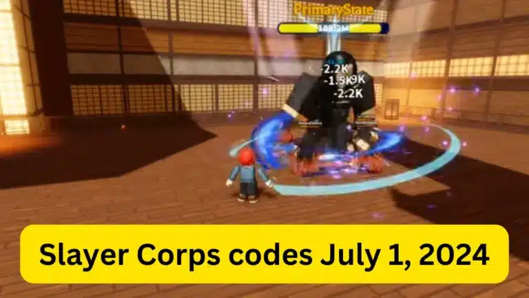 Slayer Corps codes