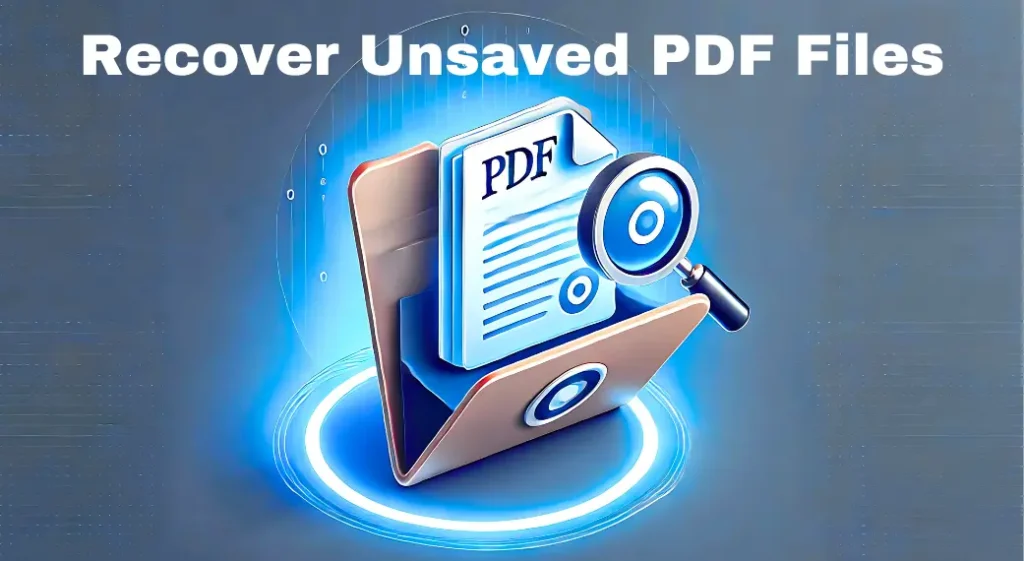 Recover Unsaved PDF Files Easy Steps to Retrieve Lost Work