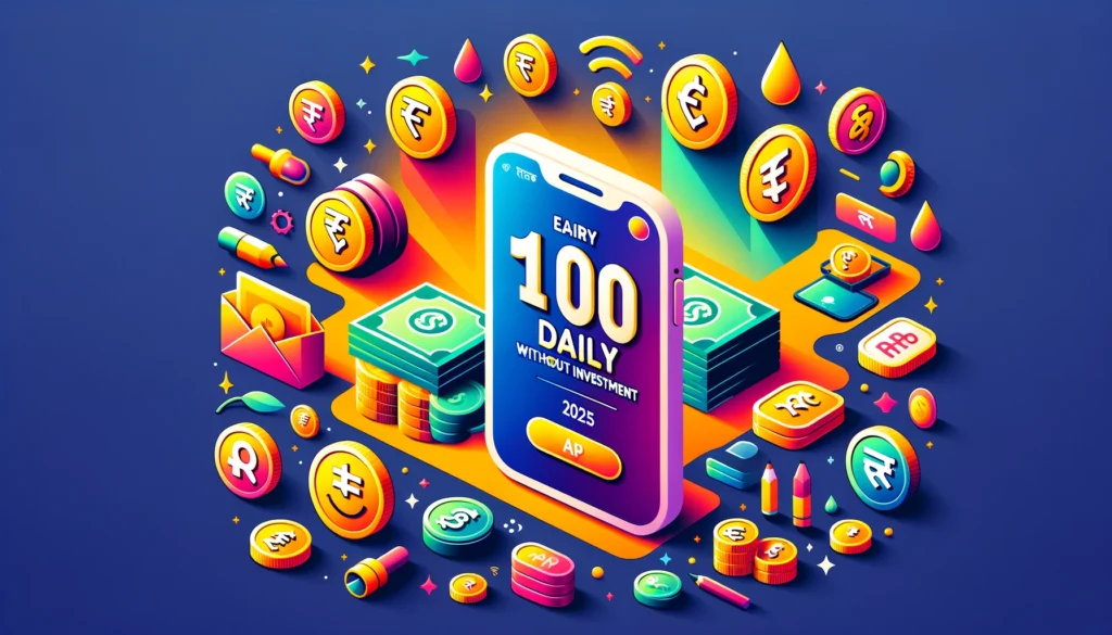 daily 100 rupees earning app without investment