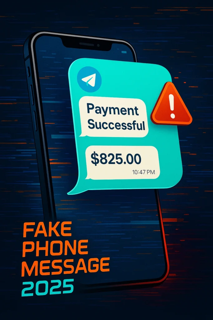 Fake PhonePe Message Telegram App Scam Warning