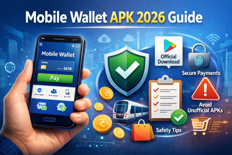 Mobile wallet APK 2026 safe usage guide on Android phone
