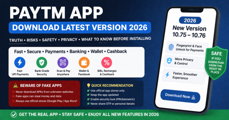 Paytm App Download Latest Version 2026