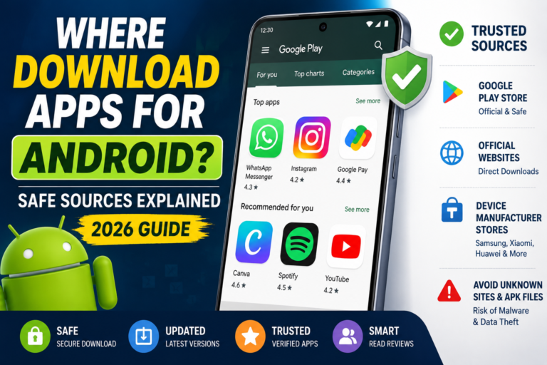 Where to download Android apps safely in 2026