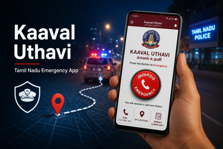 Kaaval Uthavi App Review: Tamil Nadu Police Emergency App Explained 1 Kaaval Uthavi App Review: Tamil Nadu Police Emergency App Explained